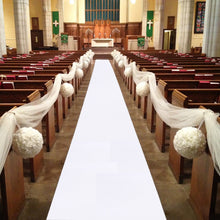 Load image into Gallery viewer, 5M 10M Wedding Party Carpet Rug Aisle Runner Red White Decoration non-woven fabric for Outdoor Beach Weddings Thickness:0.8 mm
